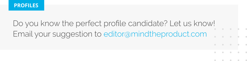 Recommend a profile candidate to mind the product